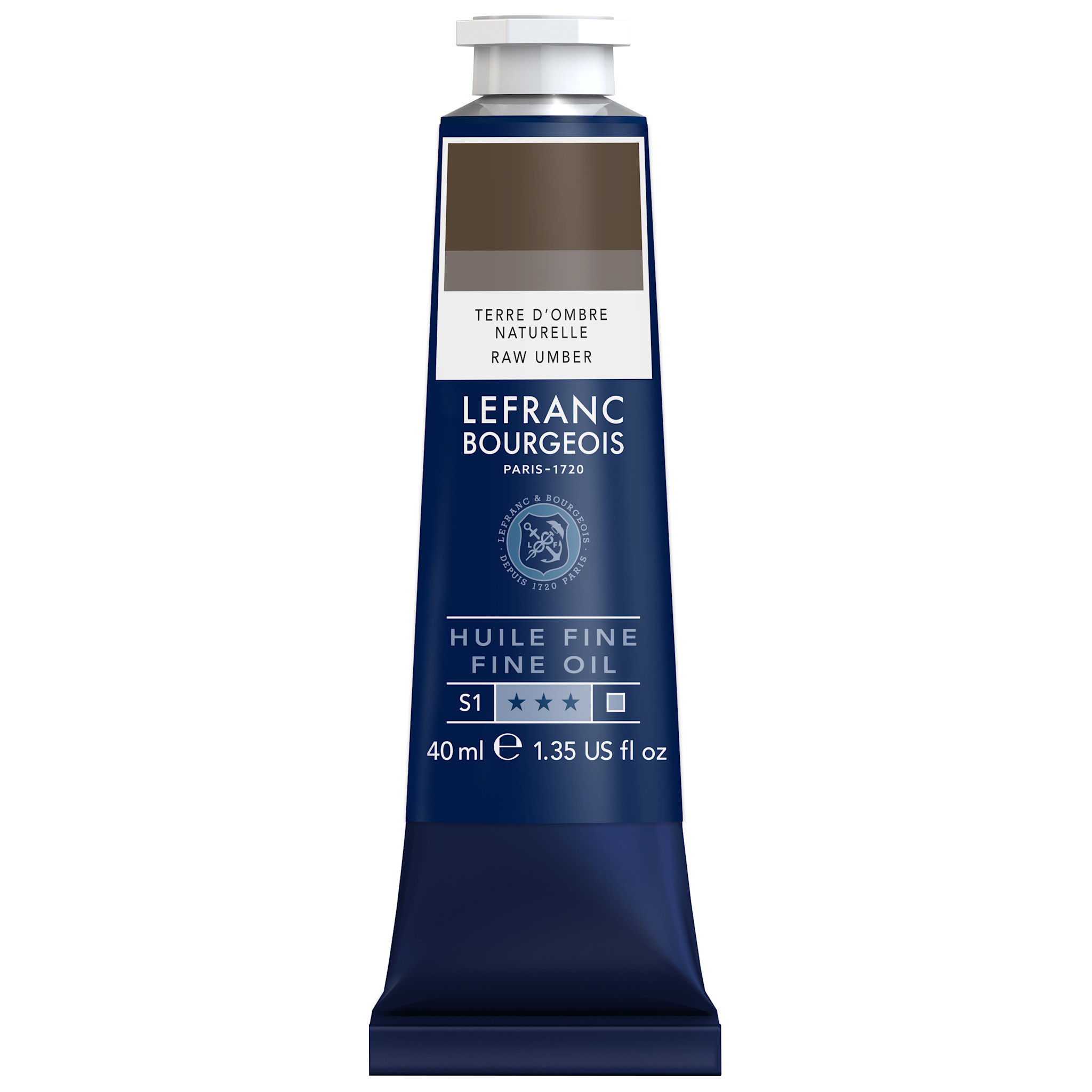 LEFRANC BOURGEOIS Huile fine 40ml Terre d'ombre naturelle
