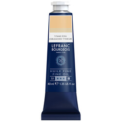 LEFRANC BOURGEOIS Huile Fine Couleur 40Ml Tbe Titane Ecru