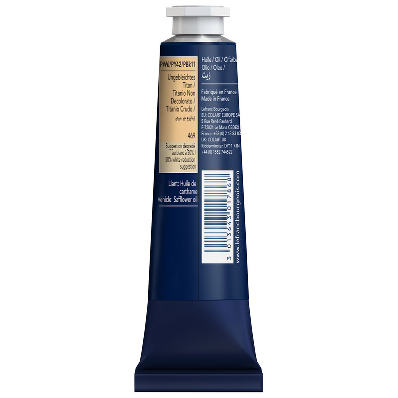 LEFRANC BOURGEOIS Huile fine 40ml Jaune pale