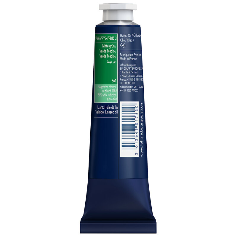 LEFRANC BOURGEOIS Huile fine 40ml Vert moyen