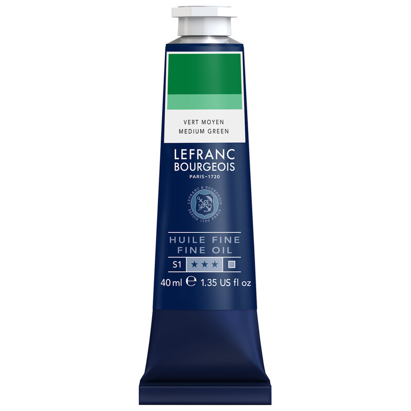 LEFRANC BOURGEOIS Huile fine 40ml Vert moyen