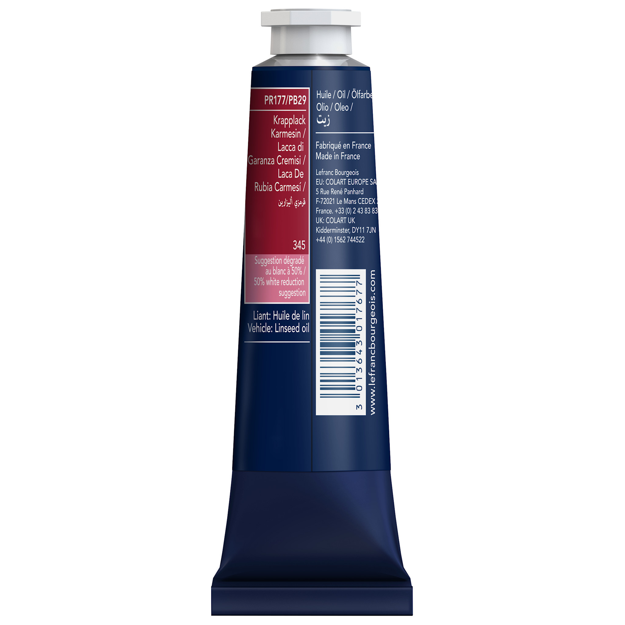 LEFRANC BOURGEOIS Huile fine 40ml Laque de Garance cramoisie