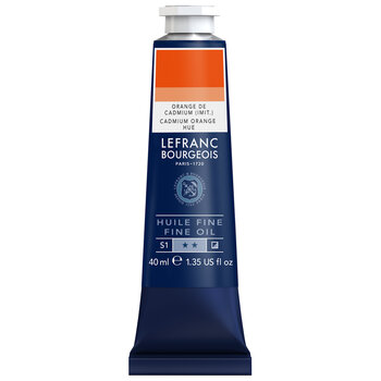 LEFRANC BOURGEOIS Huile Fine Couleur 40Ml Tbe Orange De Cadmium Imit