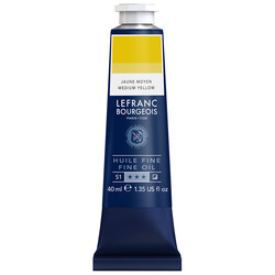 LEFRANC BOURGEOIS Huile fine 40ml Jaune moyen