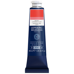 LEFRANC BOURGEOIS Huile Fine Couleur 40Ml Tbe Rouge Japonais Clair