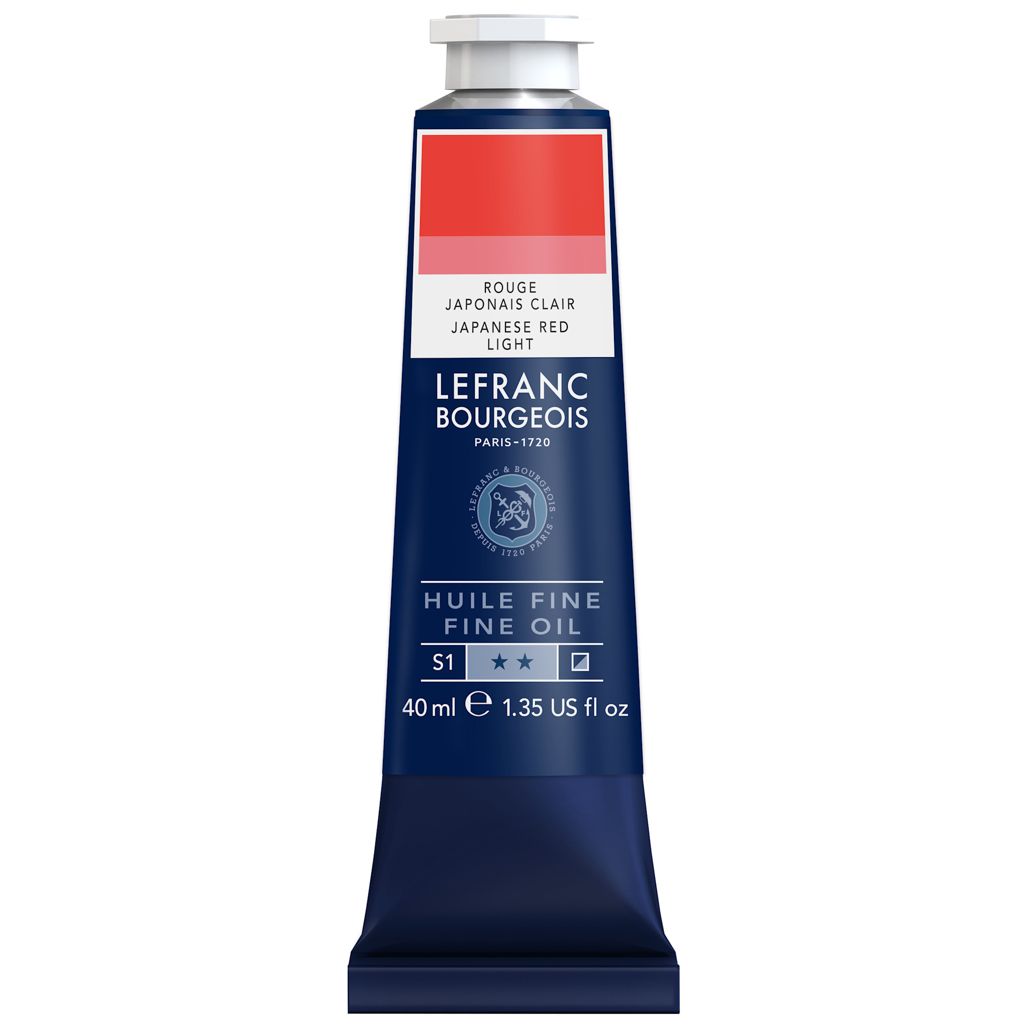 LEFRANC BOURGEOIS Huile fine 40ml Rouge japonais clair