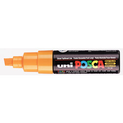 UNI-BALL Marqueur pointe large biseautée PC8K O Orange