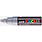 UNI-BALL Marqueur pointe large biseautée PC8K G Gris