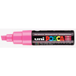 UNI-BALL Marqueur pointe large biseautée PC8K RE Rose
