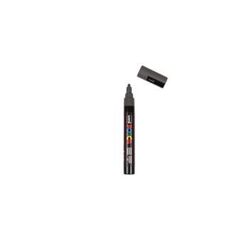 UNI-BALL Marqueur pointe conique moyenne PC5M GP Gris profond