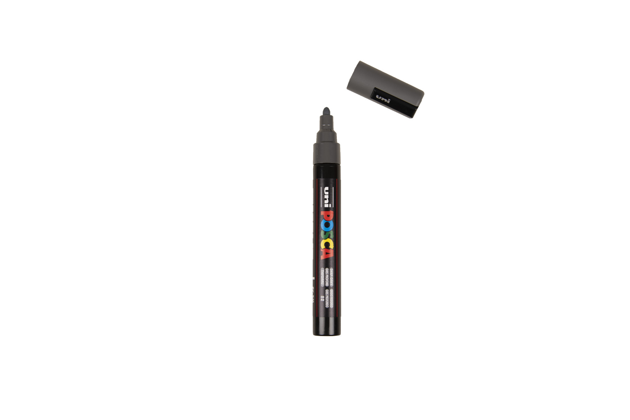 UNI-BALL Marqueur pointe conique moyenne PC5M GP Gris profond