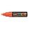 UNI-BALL Marqueur pointe large biseautée PC8K O FLUO Orange Fluo