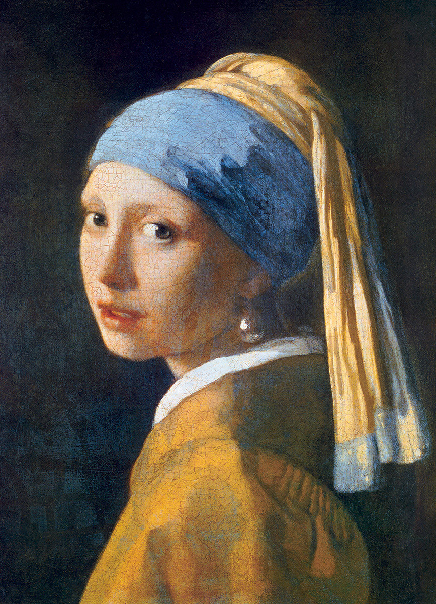 EUROGRAPHICS Puzzle 1000 VERMEER - La jeune fille à la perle