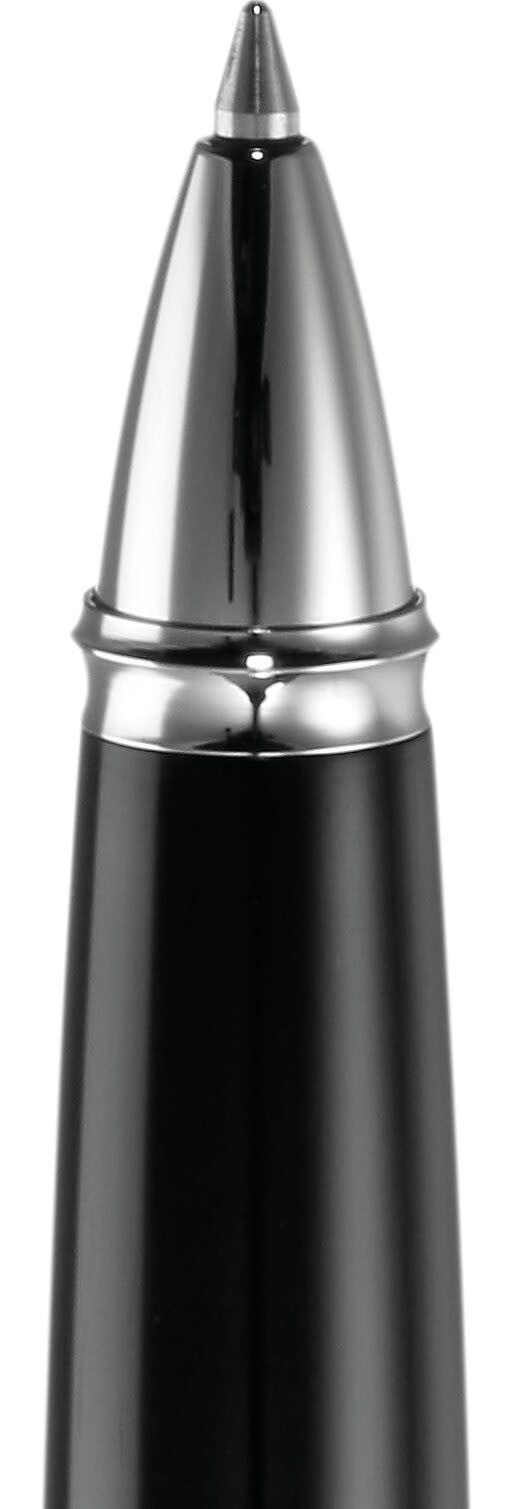 DIPLOMAT Stylo Roller Excellence A plus Wave guilloché lapis noir chrome