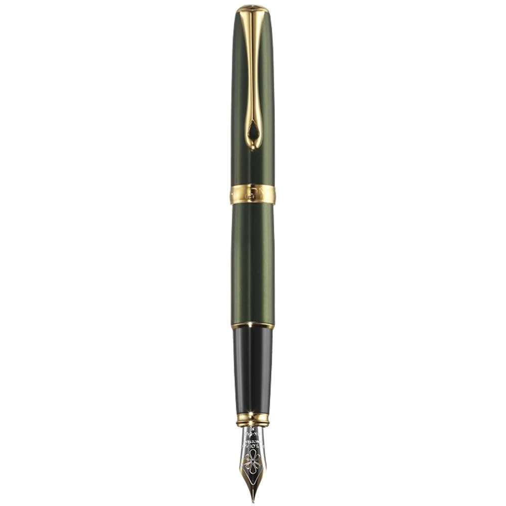 DIPLOMAT Stylo Plume Excellence A2  Evergreen doré 14 ct M