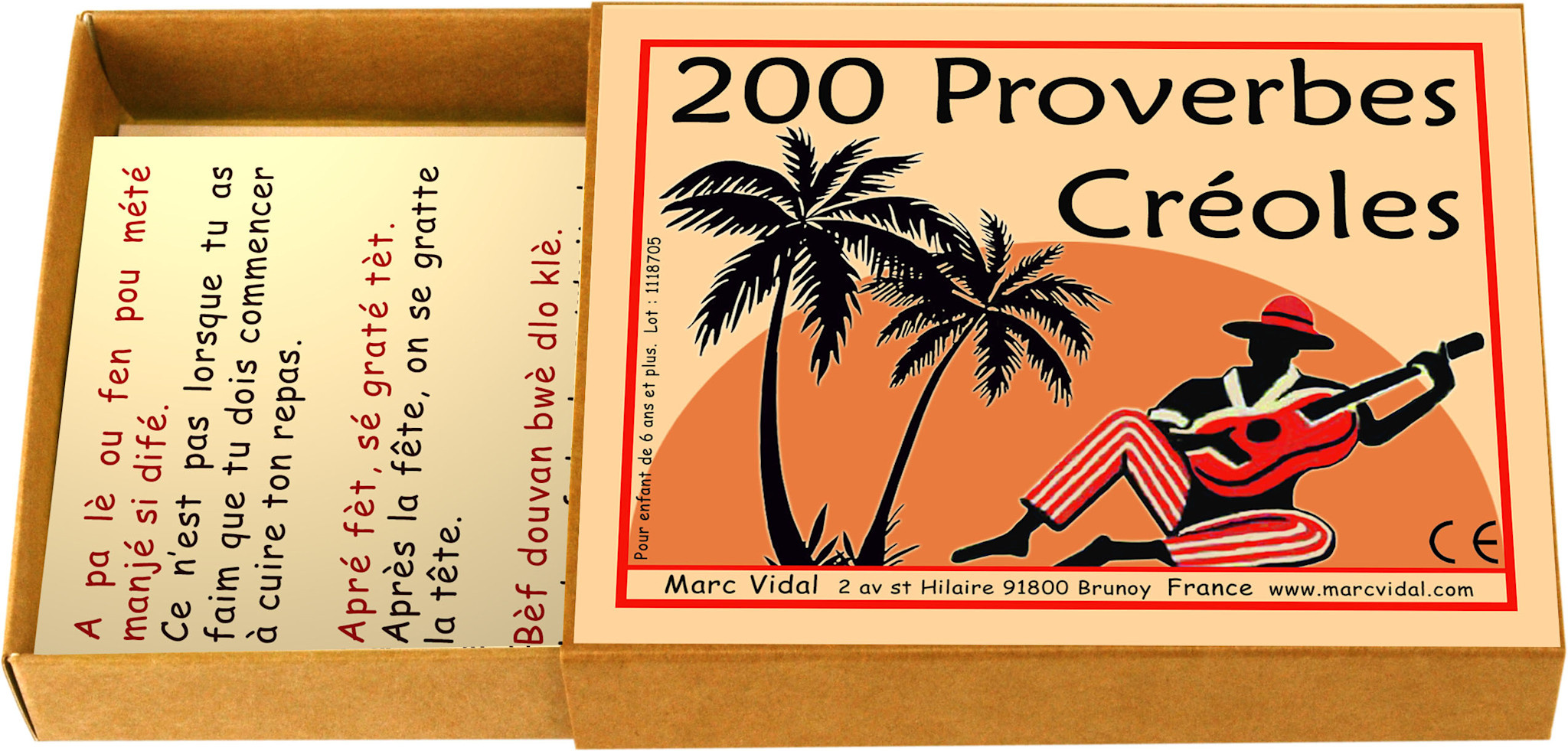 MARC VIDAL 200 Proverbes Créoles