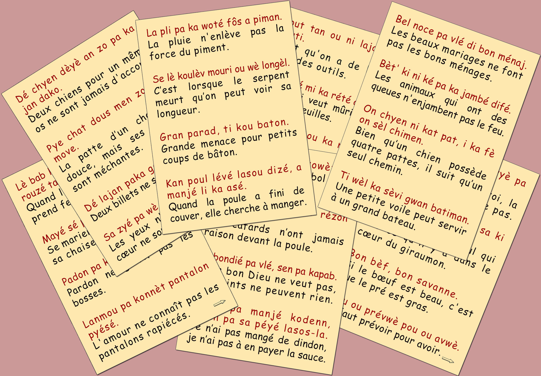 MARC VIDAL 200 Proverbes Créoles