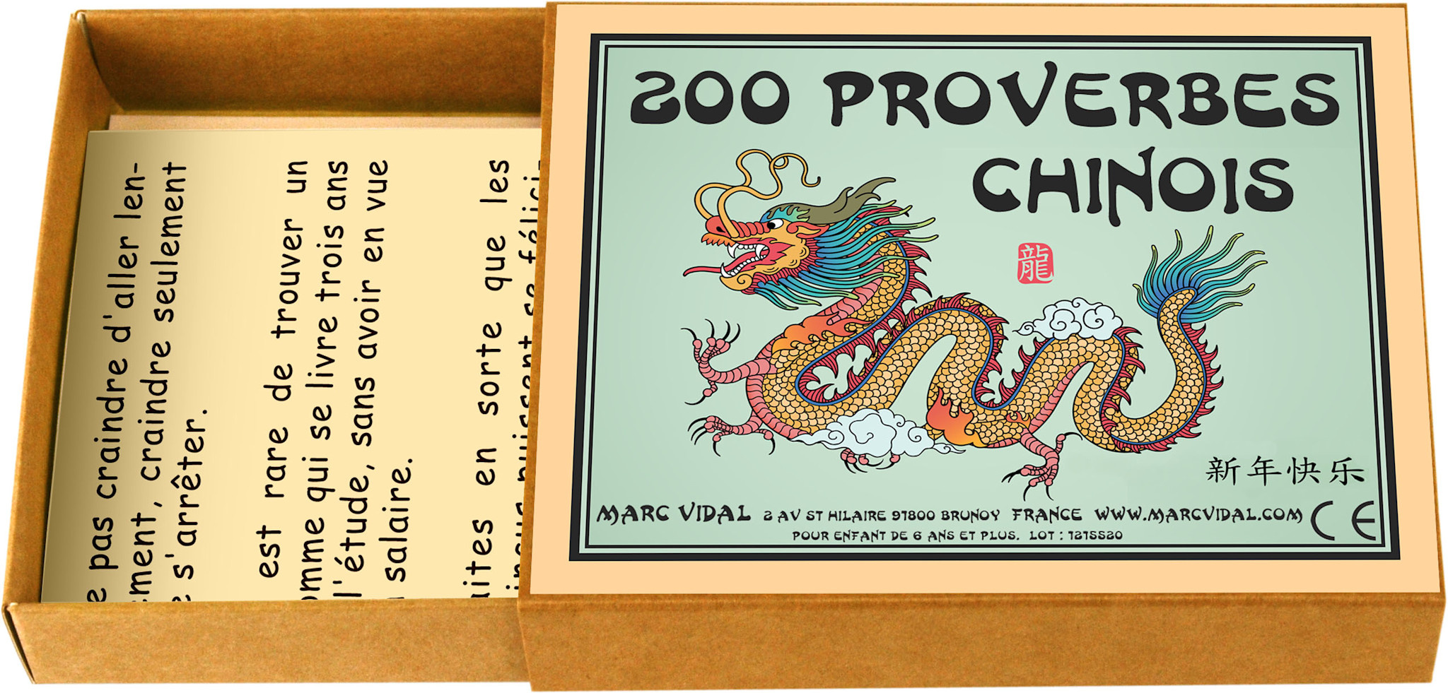 MARC VIDAL 200 Proverbes Chinois