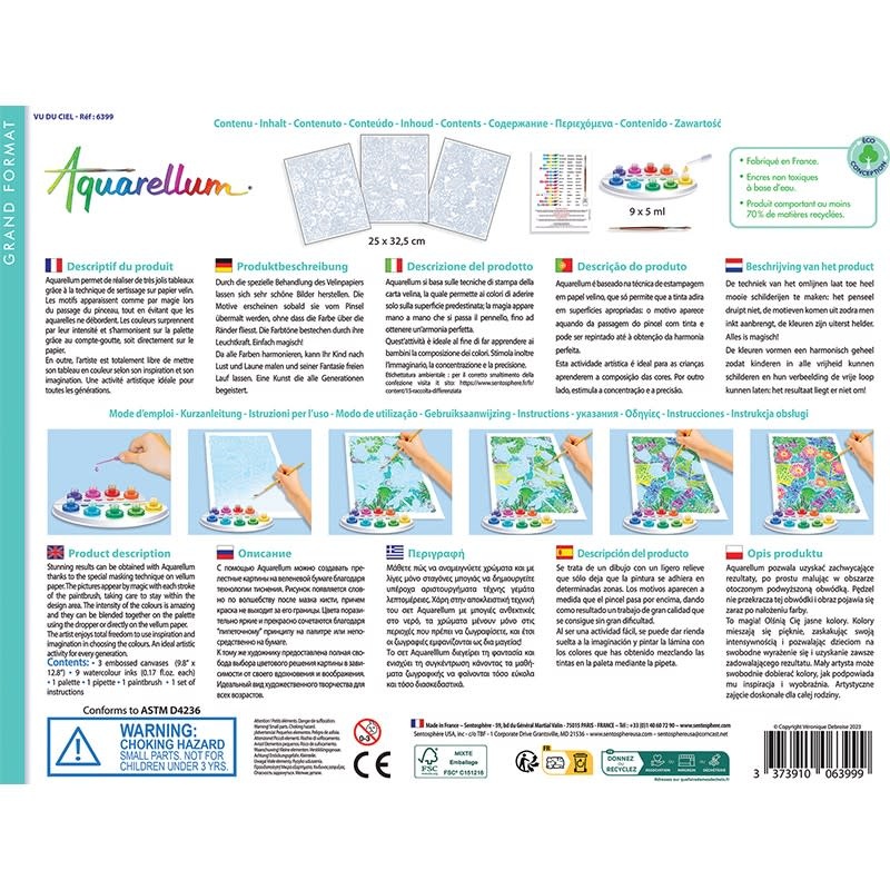 SENTOSPHERE Aquarellum "Vu Du Ciel"