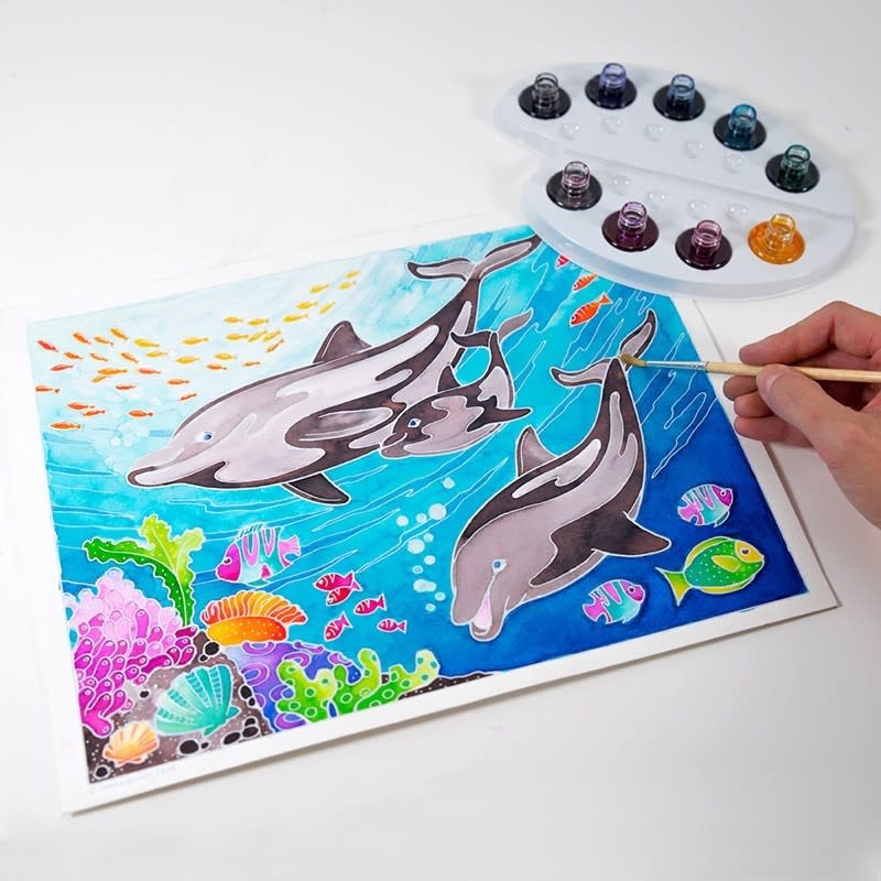 SENTOSPHERE Aquarellum "Dauphins"