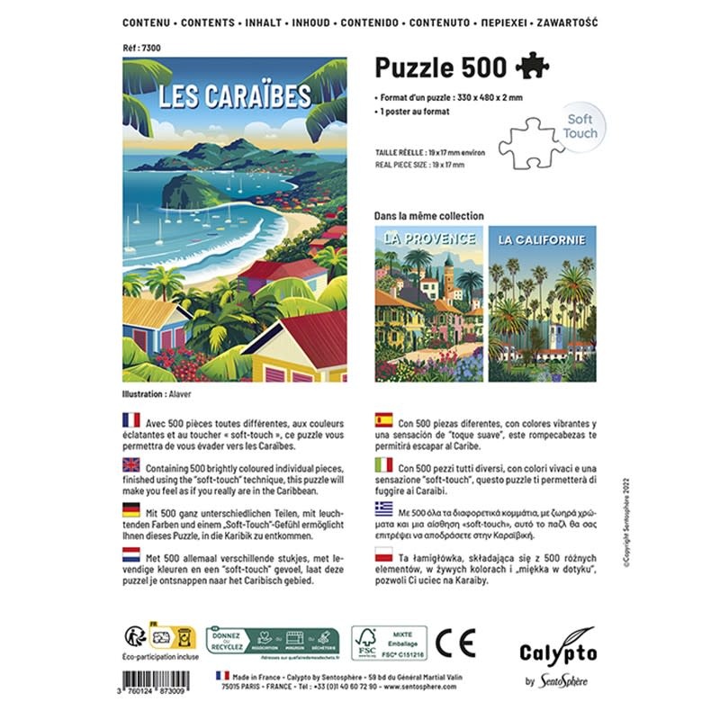 SENTOSPHERE Puzzle 500 P - Les Caraïbes