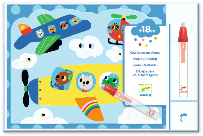 DJECO Les Petits Cadeaux Des Petits - Coloriage Caché Dans Le Ciel