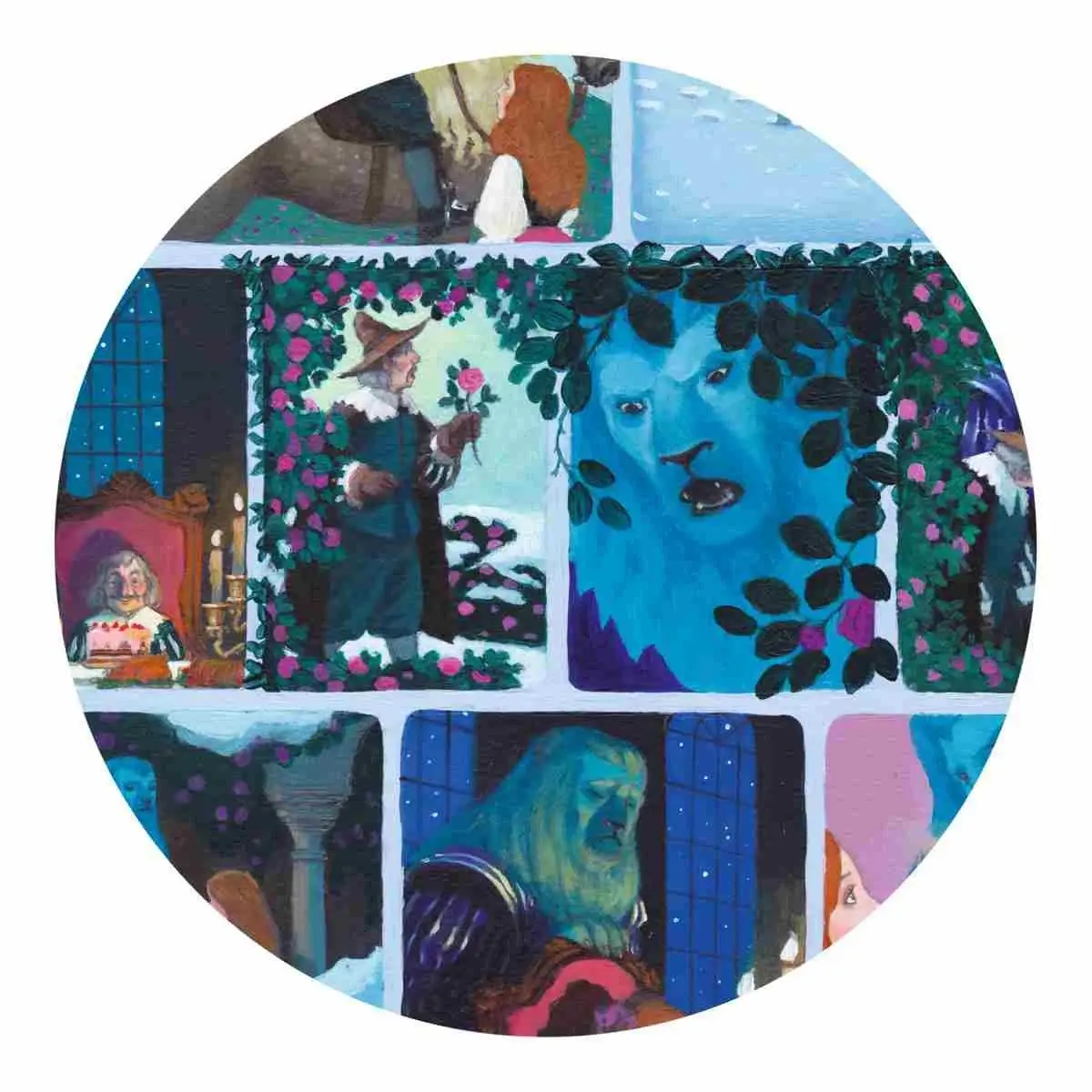 DJECO Story Puzzles La Belle Et La Bête -100 Pcs