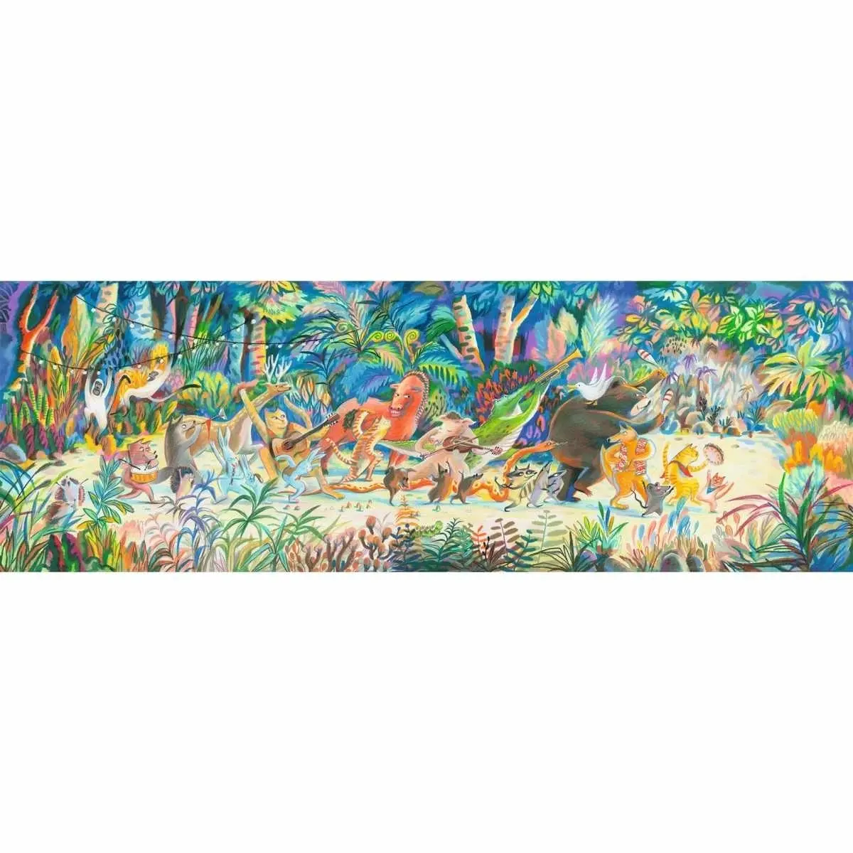 DJECO Puzzles Gallery Woods Music Band - 200 pcs