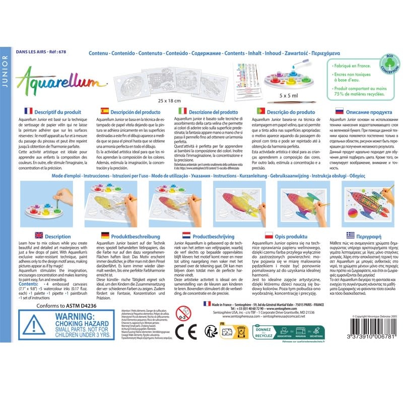 SENTOSPHERE Aquarellum Junior "Dans Les Airs"