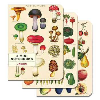 CAVALLINI & Co. Set 3 Carnets Le Jardin 10x14cm