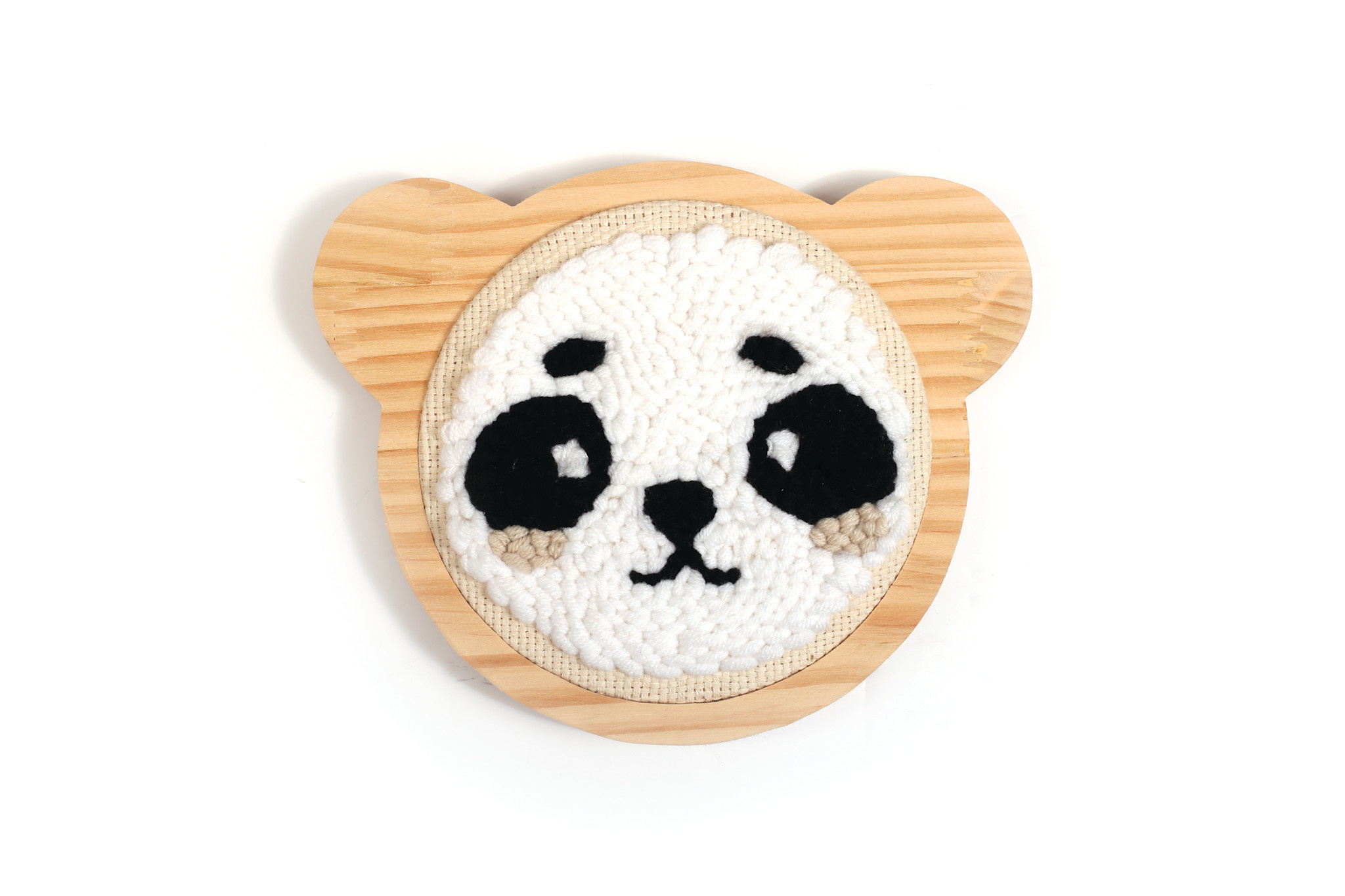 GRAINE CREATIVE Kit Punch Needle Panda Ø 150 Mm