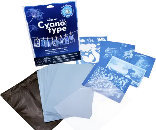 OZ Enjoy Art 30 Feuilles Recharge Cyanotype A4