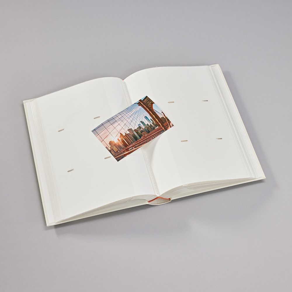 SEMIKOLON Album photos 300 Pochettes Lava Stone pages crème 32,8x22,5cm