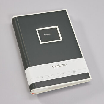 SEMIKOLON Album photos 300 Pochettes Lava Stone pages crème 32,8x22,5cm