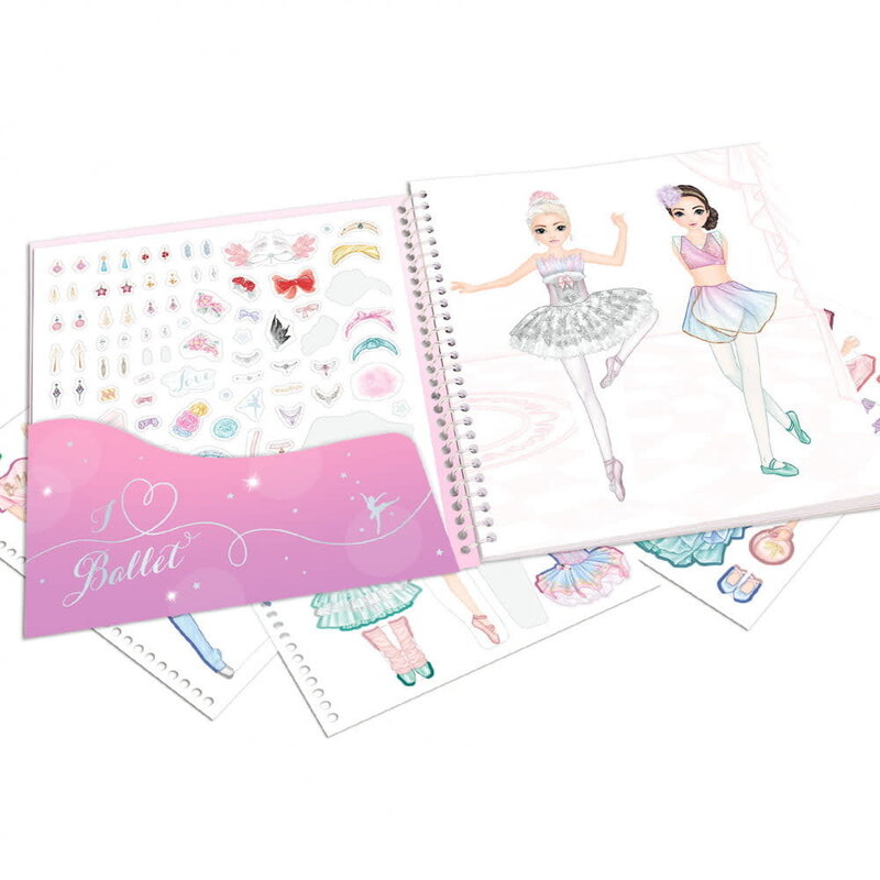 TOP MODEL TOPModel Dress Me Up album d'autocollants BALLET