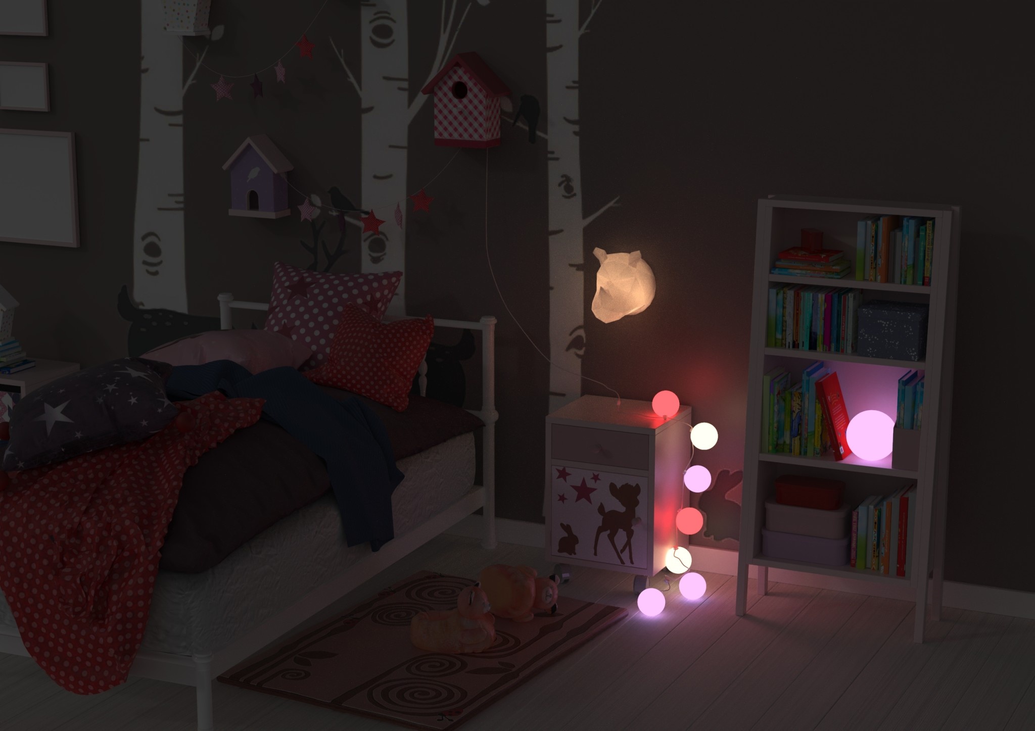 MOB Wild Light - Veilleuse murale Rhino