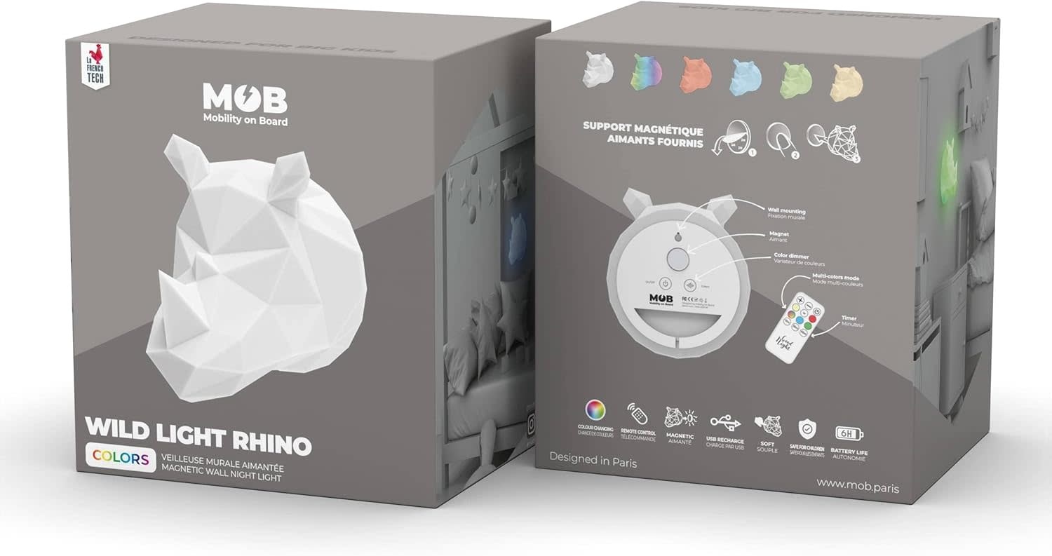 MOB Wild Light - Veilleuse murale Rhino