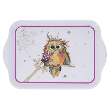 KIUB Plateau Melamine Pm Kook Bebe Chouette 21x14cm