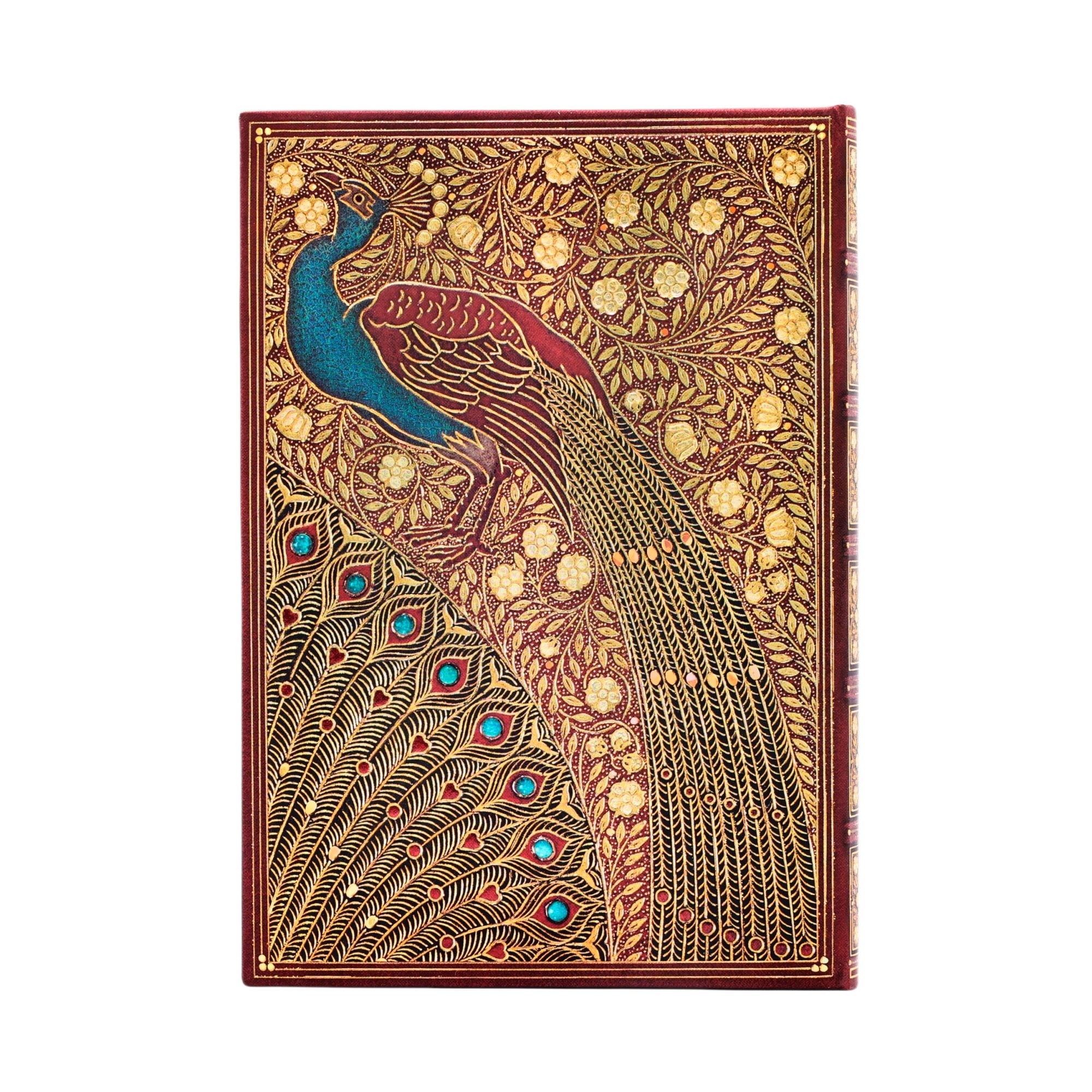 PAPERBLANKS Carnets à couverture rigide Les Paons de Hafiz Midi Non Ligné