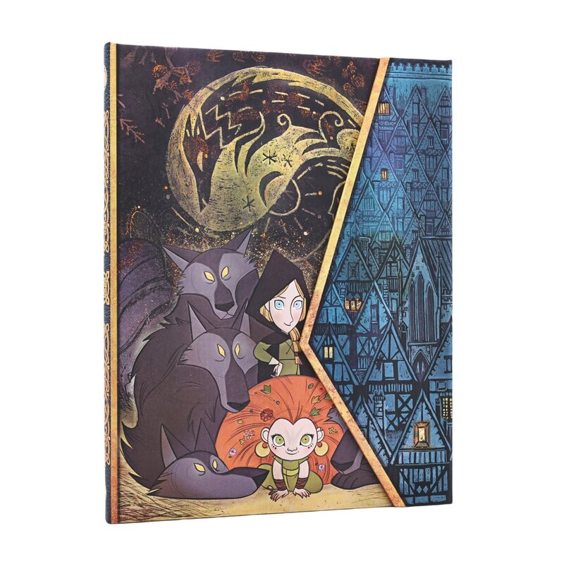 PAPERBLANKS Carnets à couverture rigide Le Peuple Loup Ultra Ligné