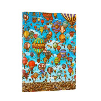 PAPERBLANKS Carnets Flexis à couverture souple Festival de Montgolfières Midi Non Ligné