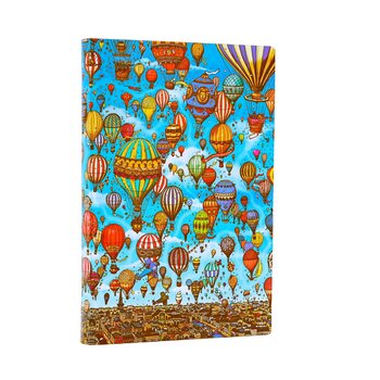 PAPERBLANKS Carnets Flexis à couverture souple Festival de Montgolfières Mini Ligné