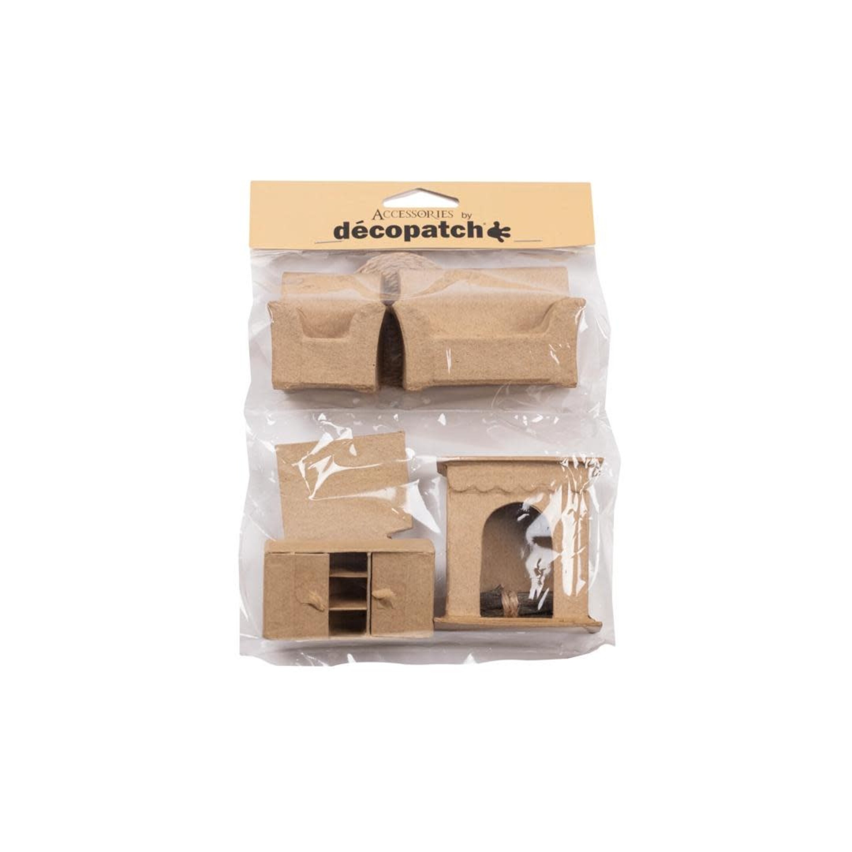 Décopatch TD871C - Assortiment 4 papiers foil Jardin du paradis