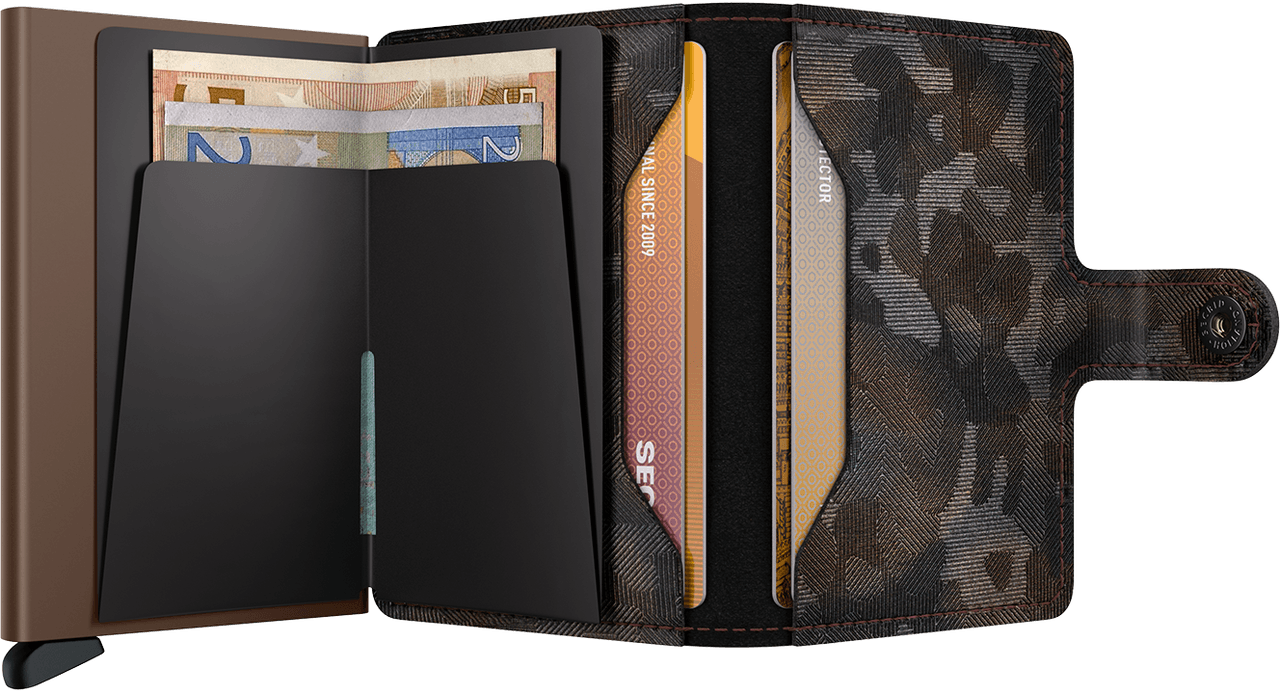 SECRID Miniwallet Jungle Brown