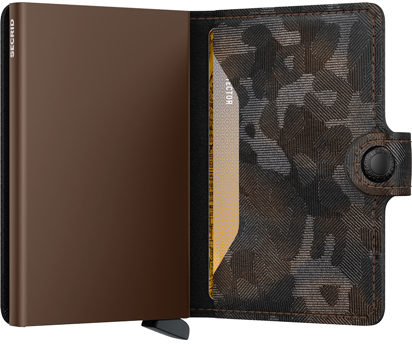 SECRID Miniwallet Jungle Brown