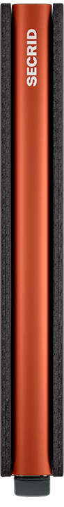 SECRID Miniwallet Matte Truffle & Orange