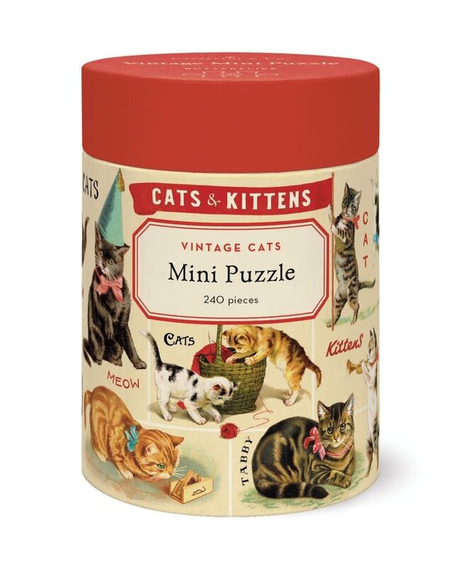 CAVALLINI & Co. Puzzle 240 pièces Vintage Cats 27x45cm