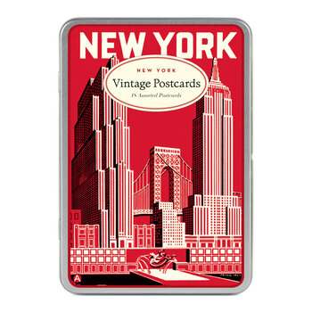 CAVALLINI & Co. Set de 18 Cartes Postales Vintage New York