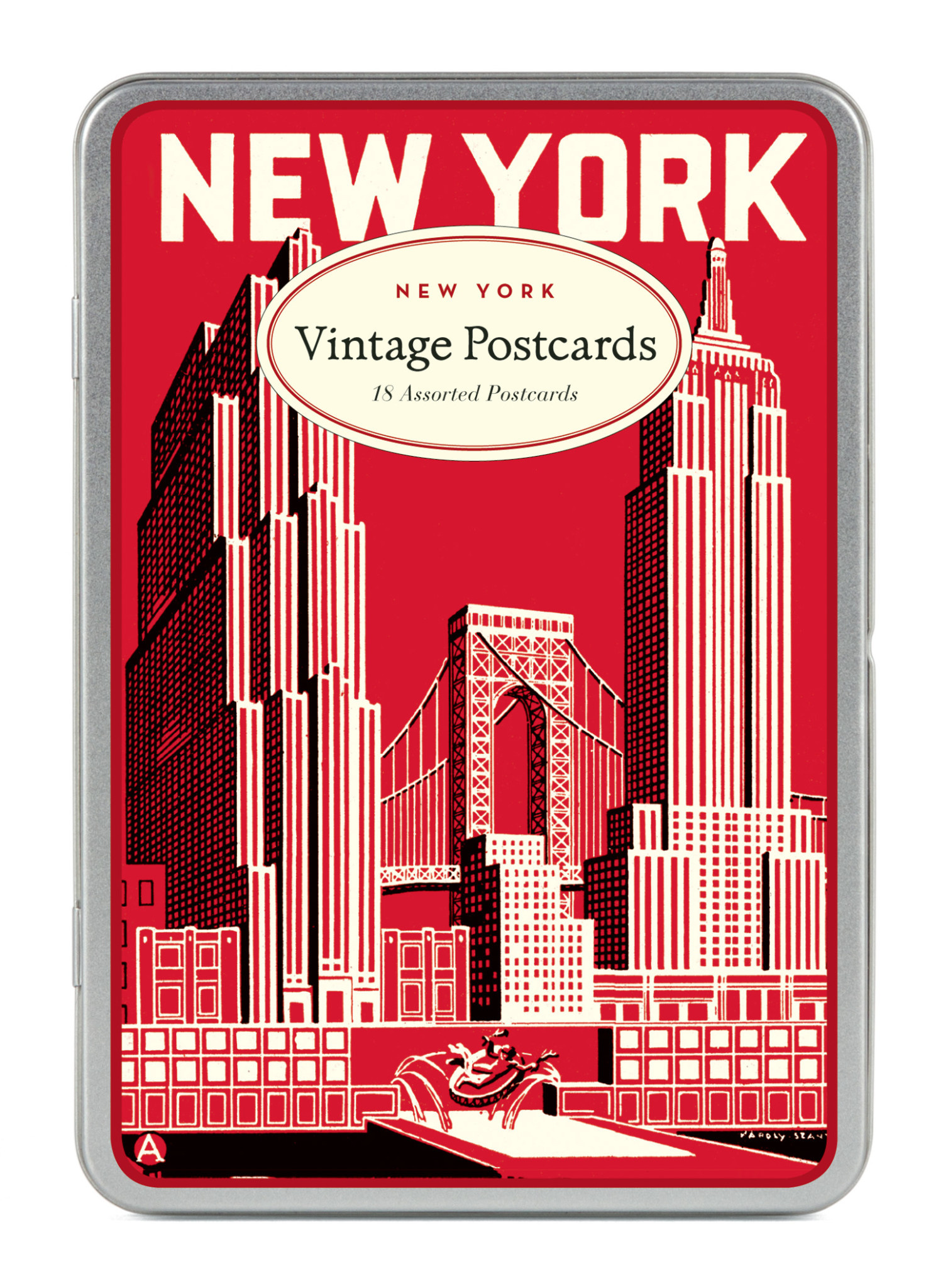 CAVALLINI & Co. Set de 18 Cartes Postales Vintage New York