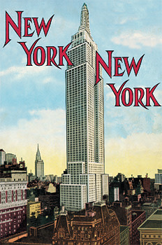 CAVALLINI & Co. Set de 18 Cartes Postales Vintage New York